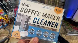 Coffee Machine Cleaner Descaler Tablets Compatible With Nespresso Keurig Ninja Delonghi Miele [upl. by Jahdai]