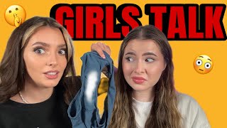 WAS IST DAS WEISSE IN DER UNTERHOSE😳  Girls Talk Folge 2 mit ​⁠beautybenzz [upl. by Eniamurt]