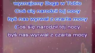 Kolęda karaoke  Pójdźmy wszyscy do stajenki [upl. by Eidissac]