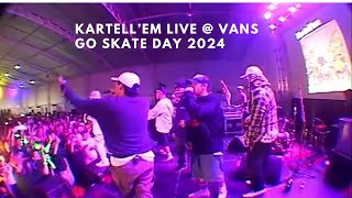 Kartellem Live  Vans Go Skate Day 2024 FULLSET [upl. by Yerhcaz]