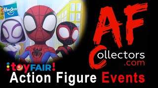 Hasbro Spidey and his Amazing Friends  Toy Fair 2023 Showroom Tour [upl. by Haran446]