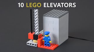 Building 10 Lego Elevators [upl. by Mutat]