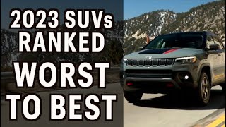 Every 2023 Compact SUV Ranked from Worst to Best [upl. by Anad254]