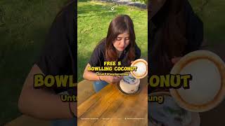 ‼️ FREE 5 BOWLLING COCONUT UNTUK 5 ORANG BERUNTUNG  kulinerjogja jogjafoodies restoramahanak [upl. by Enialedam]