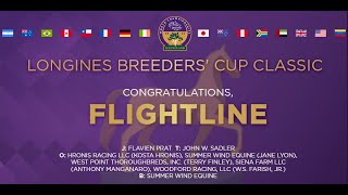 2022 Longines Breeders Cup Classic  Flightline [upl. by Ilhsa387]