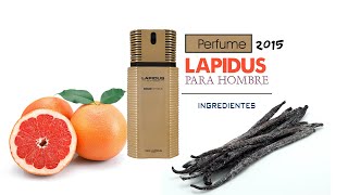 Lapidus pour Homme Gold Extreme perfume para Hombres ingredientes [upl. by Bernadina]