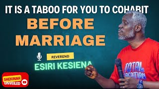 IT IS A TABOO FOR YOU TO COHABIT BEFORE MARRIAGE  REVD KESIENA rcnglobal rcnwarri kesienaesiri [upl. by Hayikat890]