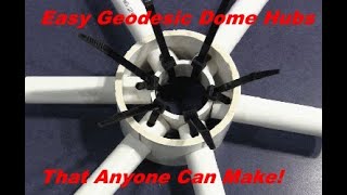 Easy DIY Geodesic Dome Connectors that Anyone Can Make [upl. by Leeland530]