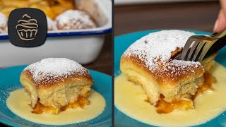 Buchteln mit Vanillesauce und Marmelade  Ein fluffig süßer Traum 😍 [upl. by Zapot]