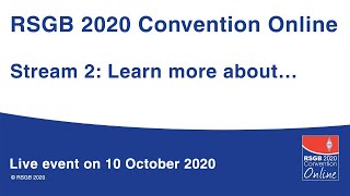 RSGB 2020 Convention Online Learn more about [upl. by Naghem]