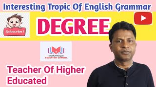 degrees of comparison in english grammar class 10  Degree of English Grammar [upl. by Ased]