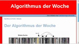 Algorithmus der Woche [upl. by Delahk339]