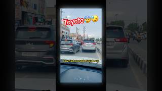 Toyota ko Kia se khatra😥😱 toyota kia [upl. by Etnoled]