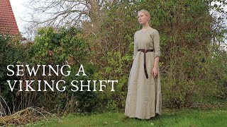 Viking Underdress Tutorial  How To Sew A Shift [upl. by Pinter793]