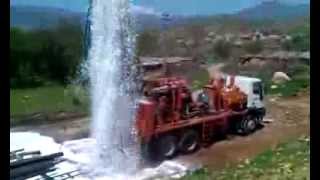 Watertec 24 Water Well Drilling Rig in Kurdistan Iraq [upl. by Decca932]