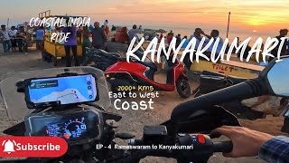 Rameswaram  Kanyakumari  Coastal India Ride Pohuch gaye hum India ke akhri point pe sunset dekhne [upl. by Aimehs]