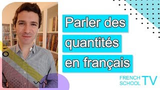 Le conditionnel du verbe VOULOIR et le lexique des quantité en français [upl. by Hgieliak]