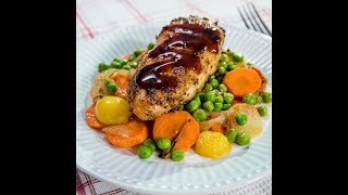 Balsamic Chicken and Veggies [upl. by Ahsirek]