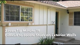 Tip Minute 19 Why Its Difficult to Locate Walls Studs on Exterior Walls with Your Stud Finder [upl. by Torrell]