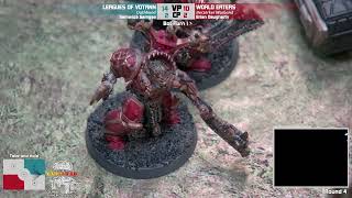 Adepticon Warhammer 40k Champs Day 1 Game 4 [upl. by Tenaej]