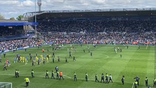 BIRMINGHAM ARE RELEGATED TO LEAGUE ONE Pitch Invasion [upl. by Thamos]