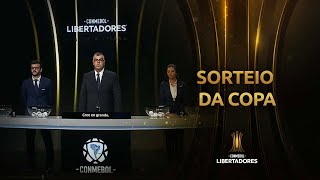 COMPLETO Sorteio da Copa CONMEBOL Libertadores 2022 [upl. by Dnalram]