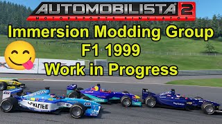 Automobilista 2 F1 1999 by Immersion Modding Group [upl. by Treble]