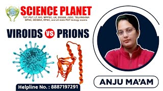 VIROIDS VS PRIONS by Anju Mam of Science Planet [upl. by Adien]