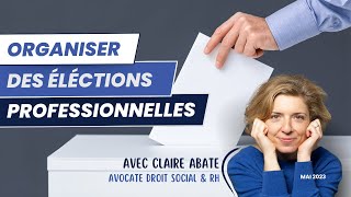 CSE  organiser des élections professionnelles [upl. by Fineman]