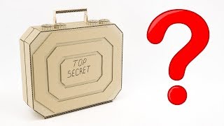 How to Make an Elite Cardboard Suitcase at Home [upl. by Nnaeiluj385]