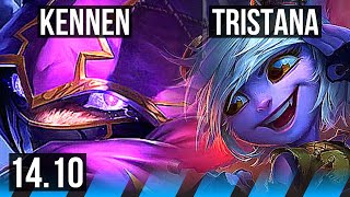 KENNEN vs TRISTANA MID  900 games 1037  KR Master  1410 [upl. by Eeldivad824]