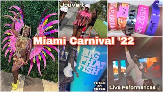 MIAMI CARNIVAL 2022 VLOG  KraveTheBand Live Performances Jouvert Fetes Lyrikal Voice and MOREE [upl. by Yert291]