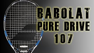 2015 Babolat Pure Drive 107 Racquet Review  Tennis Express [upl. by Kemp564]