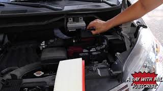 HOW TO Replace Air Filter Nissan NV200 2017 How to replace it [upl. by Garwood102]