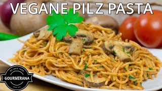 Rezept Champignon Tomaten Pasta Vegan  Stop Motion Animation [upl. by Rodie445]