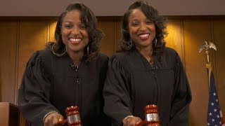 Identical Twin Sisters Are Both Alabama Judges [upl. by Aihsekal]