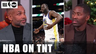 TNT Crew Reacts to Draymond Green’s Ejection  NBA on TNT [upl. by Arissa]