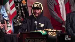 Mayweather vs Canelo postfight press conference highlights [upl. by Etteluap]