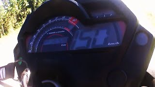 Yamaha FZ16 Top Speed 150KPH Philippines 200cc [upl. by Sotsirhc]