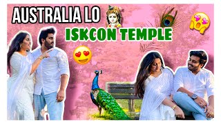 AUSTRALIA LO KRISHNA TEMPLE 🦚  FUNNY PEACEFUL VLOG 😍  NACH ❤️ [upl. by Mori606]