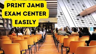 HOW TO CHECK MY JAMB 2024 EXAM DATE TIME amp VENUE JAMB 2024 REPRINTING IS NOW ON check and print [upl. by Olim509]