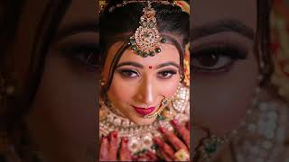 Best bridal make up NaturalsSalonIndirapuram bridal makeup makeup [upl. by Dominus]