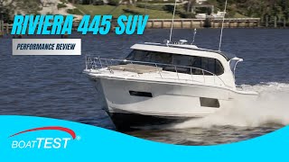 Riviera 445 SUV  Test Video 2016  By BoatTEST [upl. by Byrann]