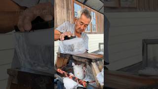 Thai Grandpa making iced lemon tea using the old method shorts [upl. by Burn]