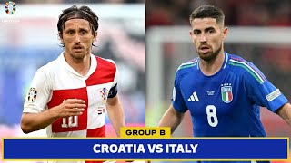 CROATIA VS ITALY  UEFA Euro 2024  Live Event Reaction [upl. by Analla]