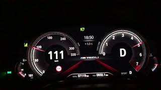 BMW 760Li 66 V12 610HP Acceleration 0300 KMH 2019 [upl. by Anerdna]