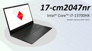 HP OMEN 17cm2047nr Gaming Laptop 173 Intel® Core™ i7 16GB RAM 1TB SSD NVIDIA® GeForce QHD [upl. by Ajim]