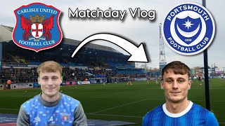 Carlisle united vs Portsmouth vlog [upl. by Maclay932]