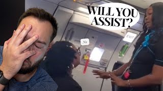 Passenger Removed From Frontier Flight The Exit Row Video [upl. by Behn320]