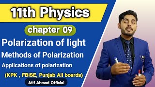 polarization of light class 11  methods of polarization  Applications of polarization class 11 [upl. by Edlihtam]